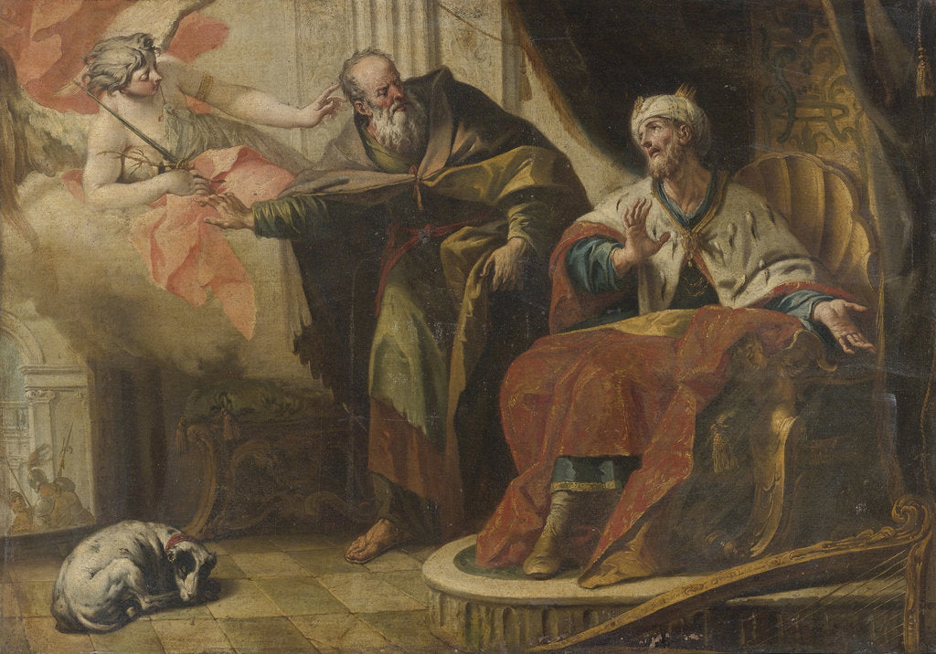 Detail of King David and Ahitophel by Anonymous