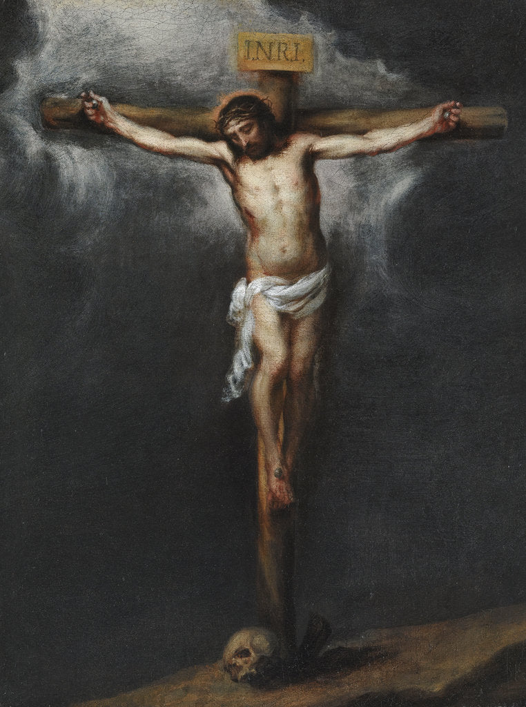 Detail of The Crucifixion by Anonymous
