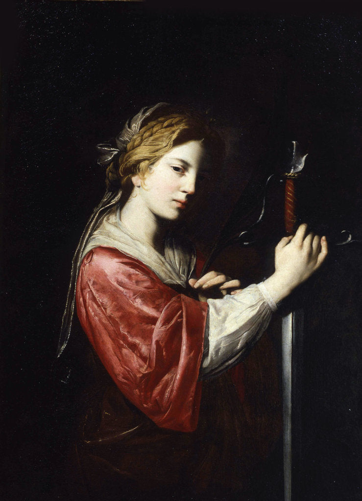 Detail of Saint Catherine of Alexandria by Anonymous