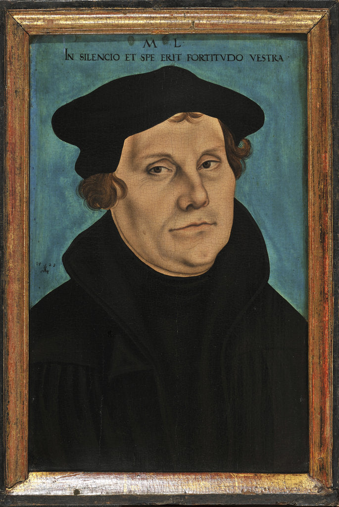 Detail of Martin Luther by Anonymous