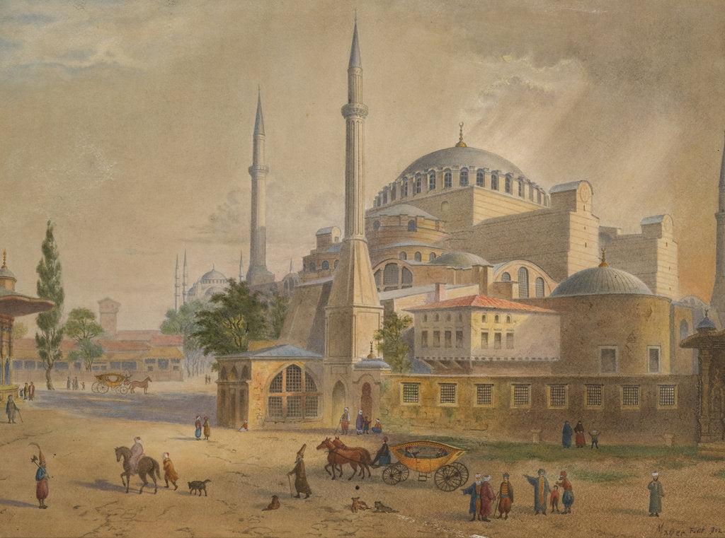 Detail of The Hagia Sophia in Constantinople by Anonymous