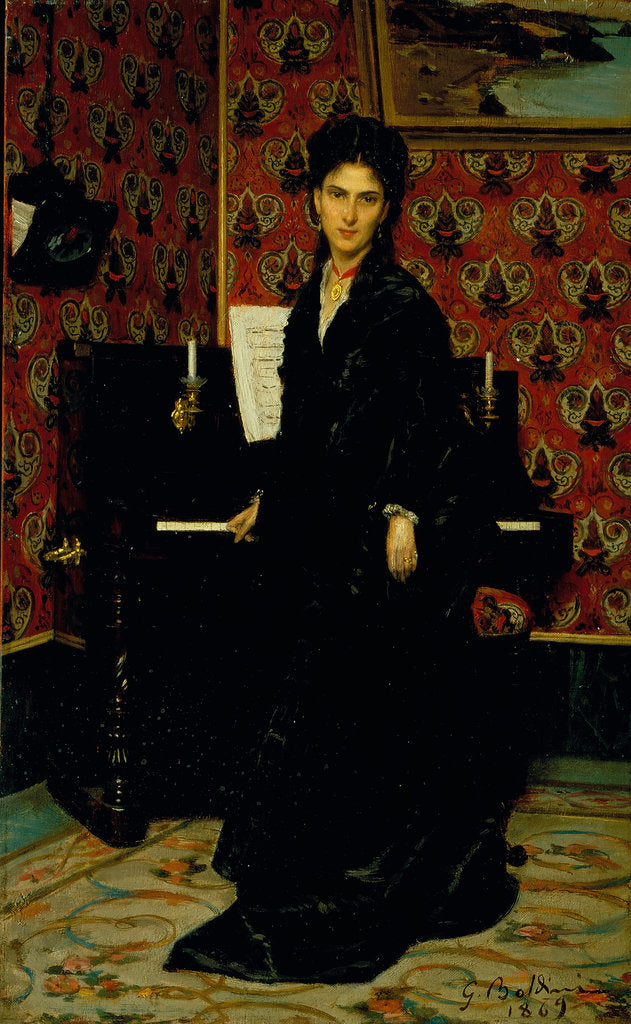 Detail of Portrait of Mary Donegani by Anonymous