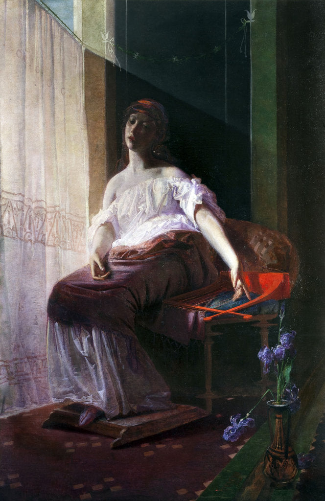 Detail of Sappho by Anonymous