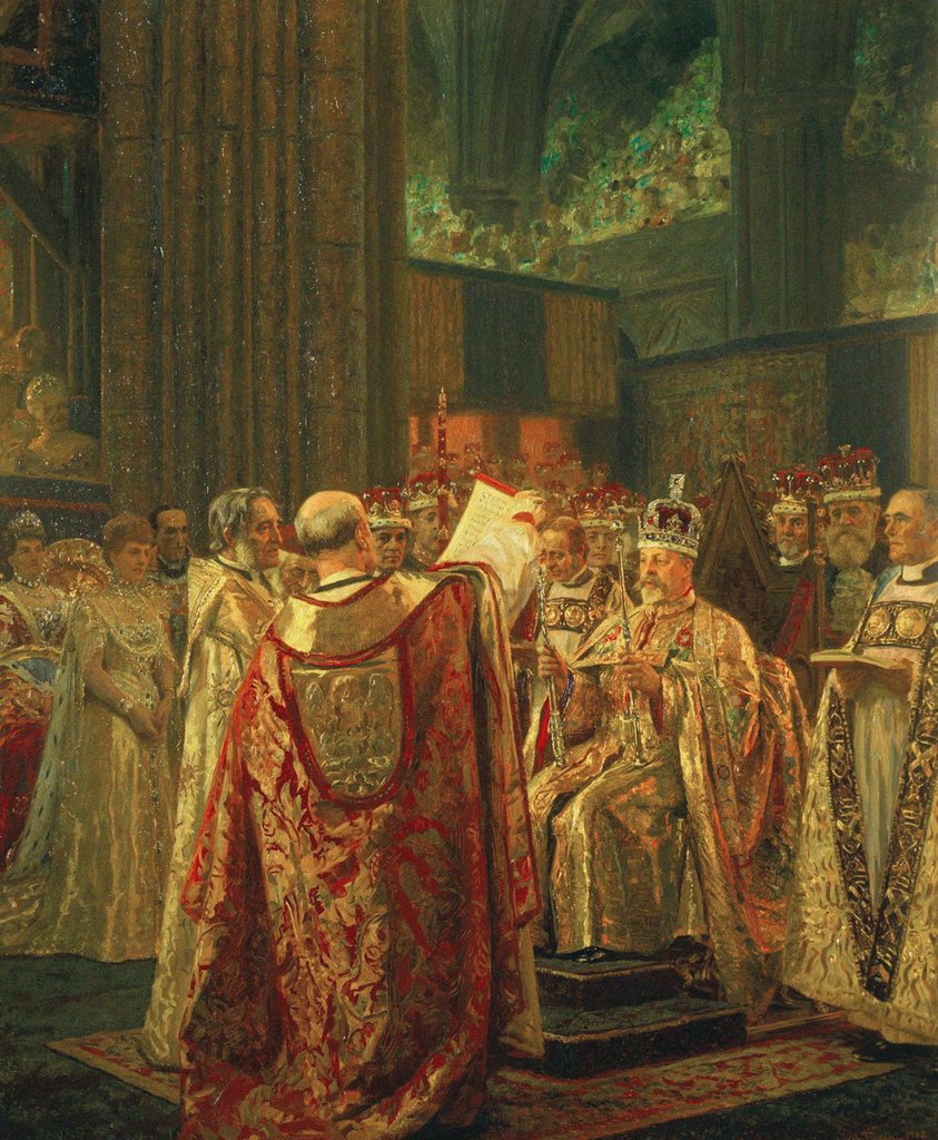 Detail of The Coronation of King Edward VII by Anonymous