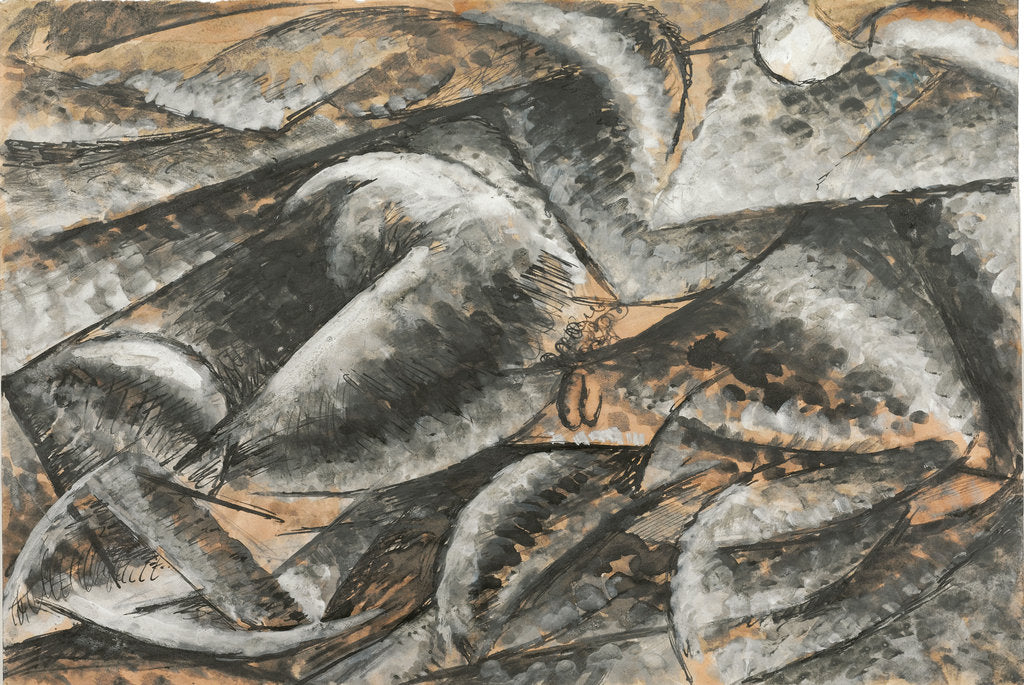 Detail of Dynamism of a human body (Dinamismo di un corpo umano) by Anonymous