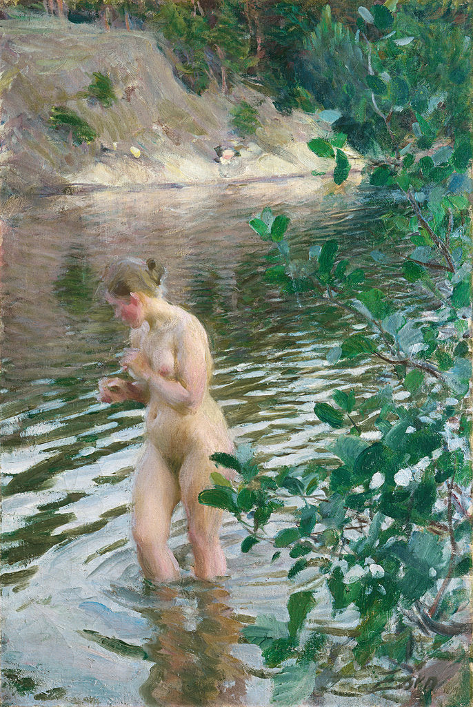 Detail of The cold stream by Anonymous