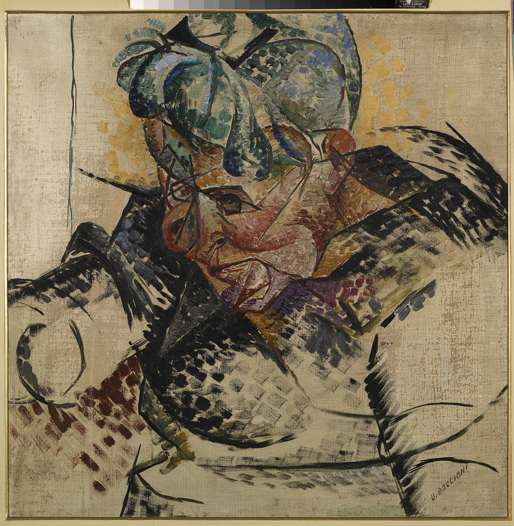 Detail of Head study. Mother by Anonymous