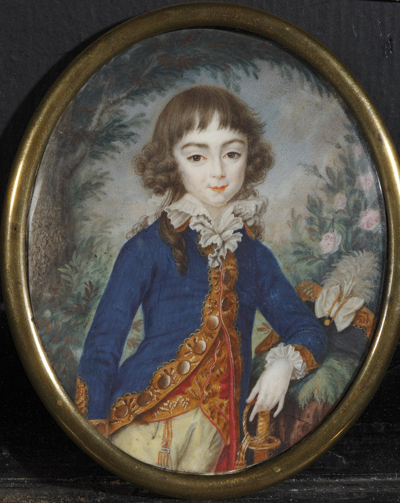 Detail of Portrait of Alexander Ivanovich Ribeaupierre as Child by Anonymous
