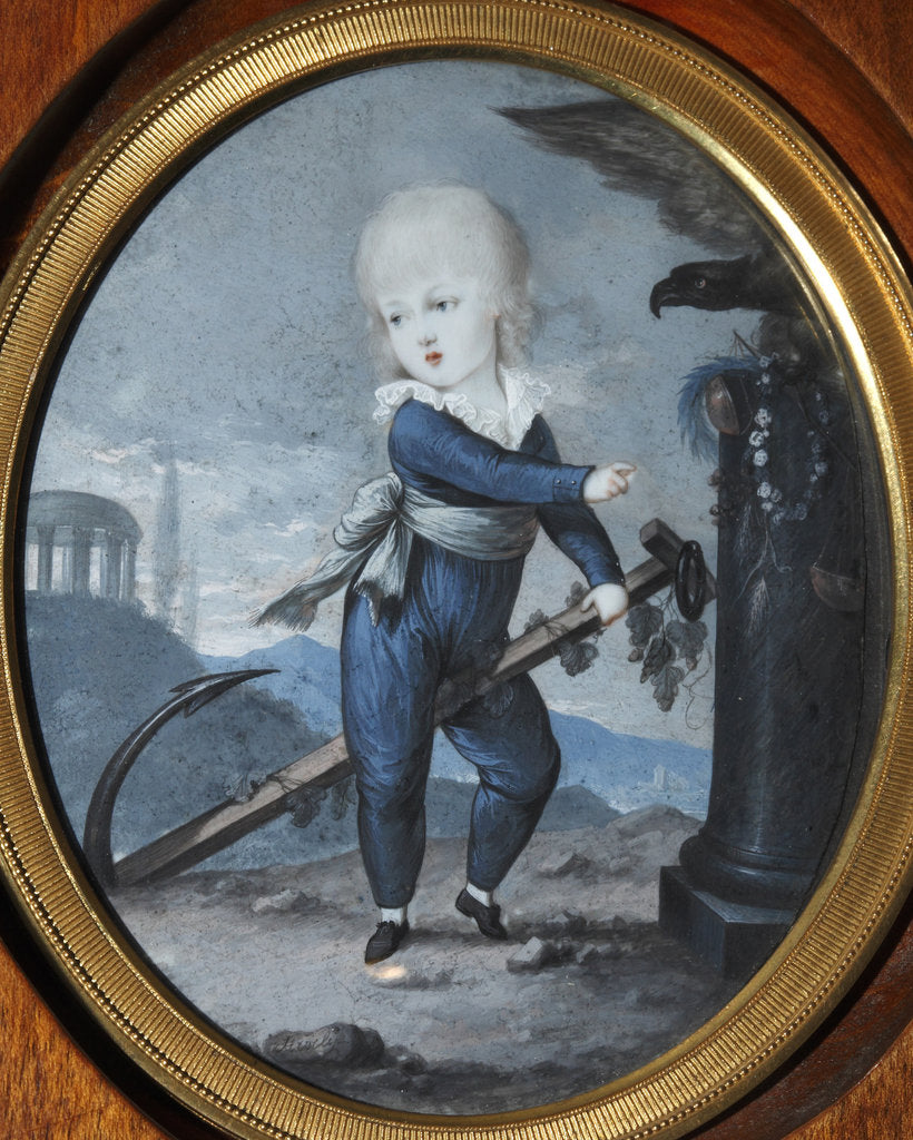 Detail of Portrait of a Boy by Anonymous