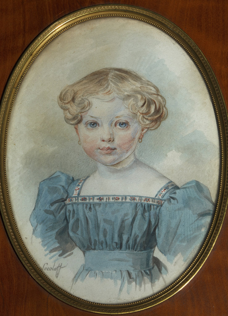 Detail of Portrait of Olga von Grote by Anonymous