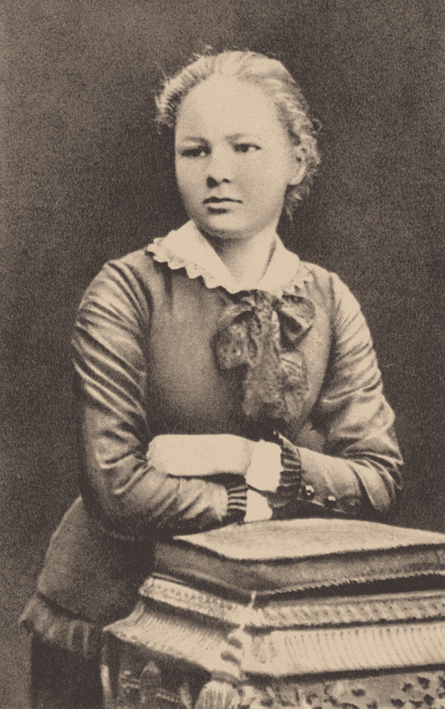 Detail of Marie Sklodowska Curie at the age of 16 by Anonymous