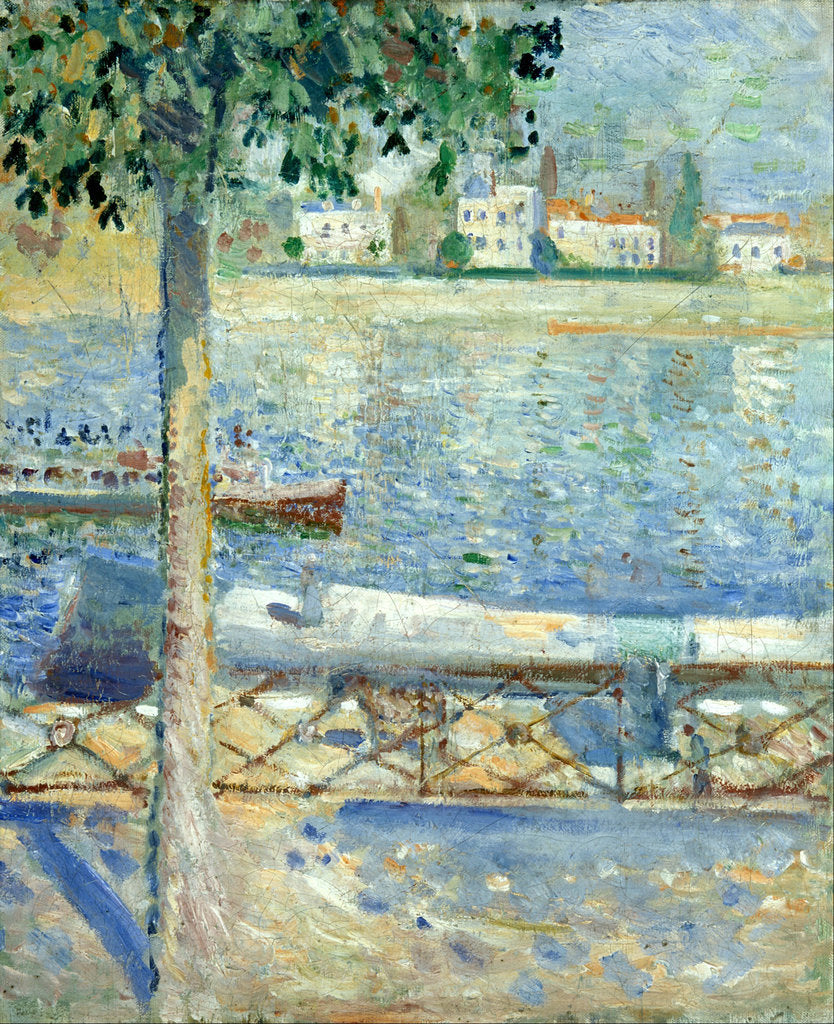 Detail of The Seine at Saint-Cloud by Anonymous
