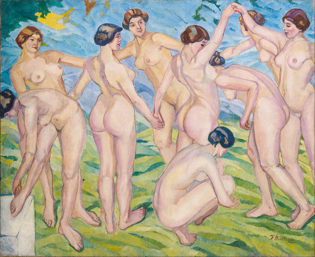 Detail of Women Dancing in a Ring by Anonymous