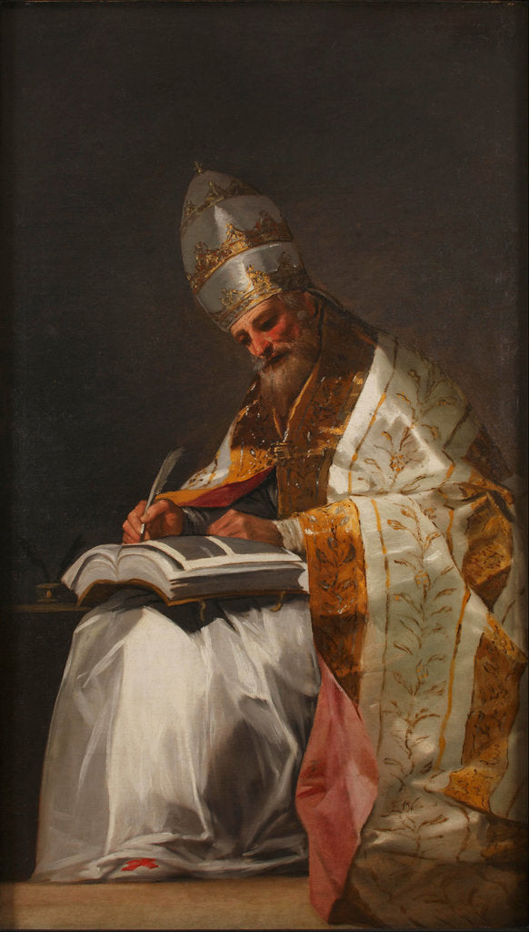 Detail of Saint Gregory the Great by Anonymous