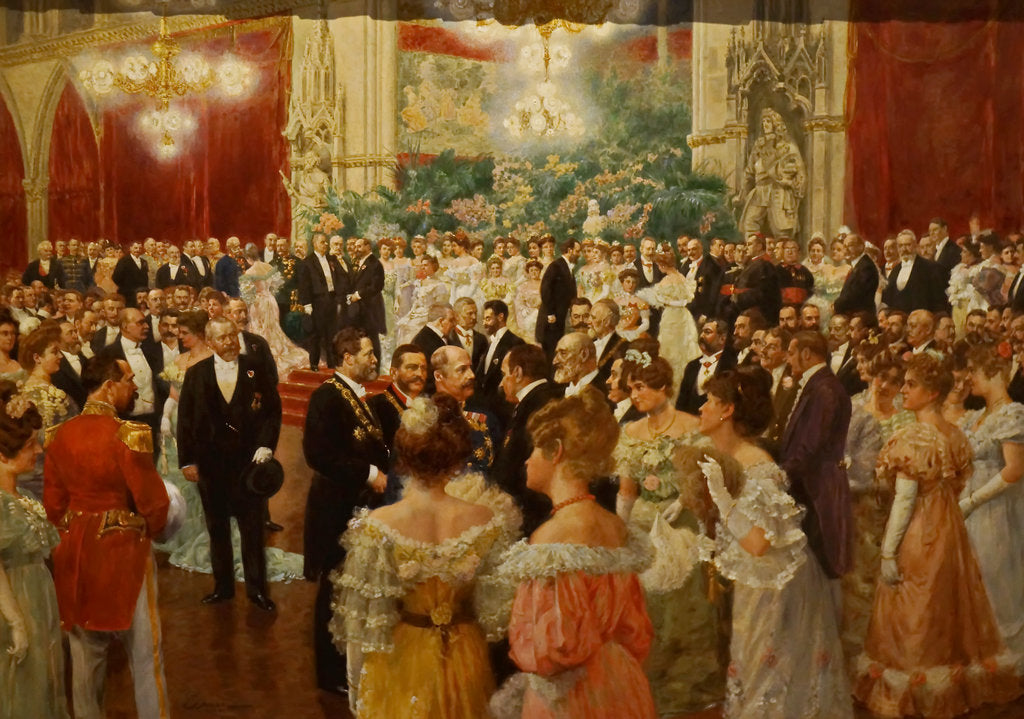 Detail of The City Ball in Vienna by Anonymous