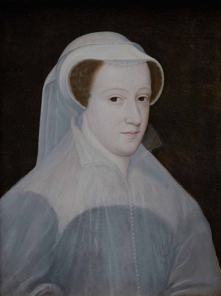 Detail of Portrait of Mary, Queen of Scots by Anonymous