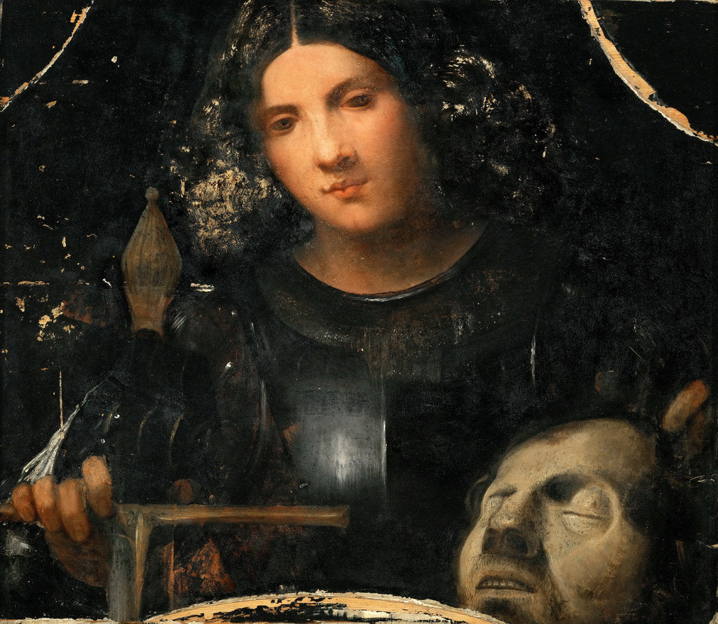 Detail of David with the Head of Goliath by Anonymous