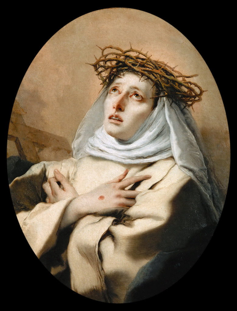 Detail of Saint Catherine of Siena by Anonymous