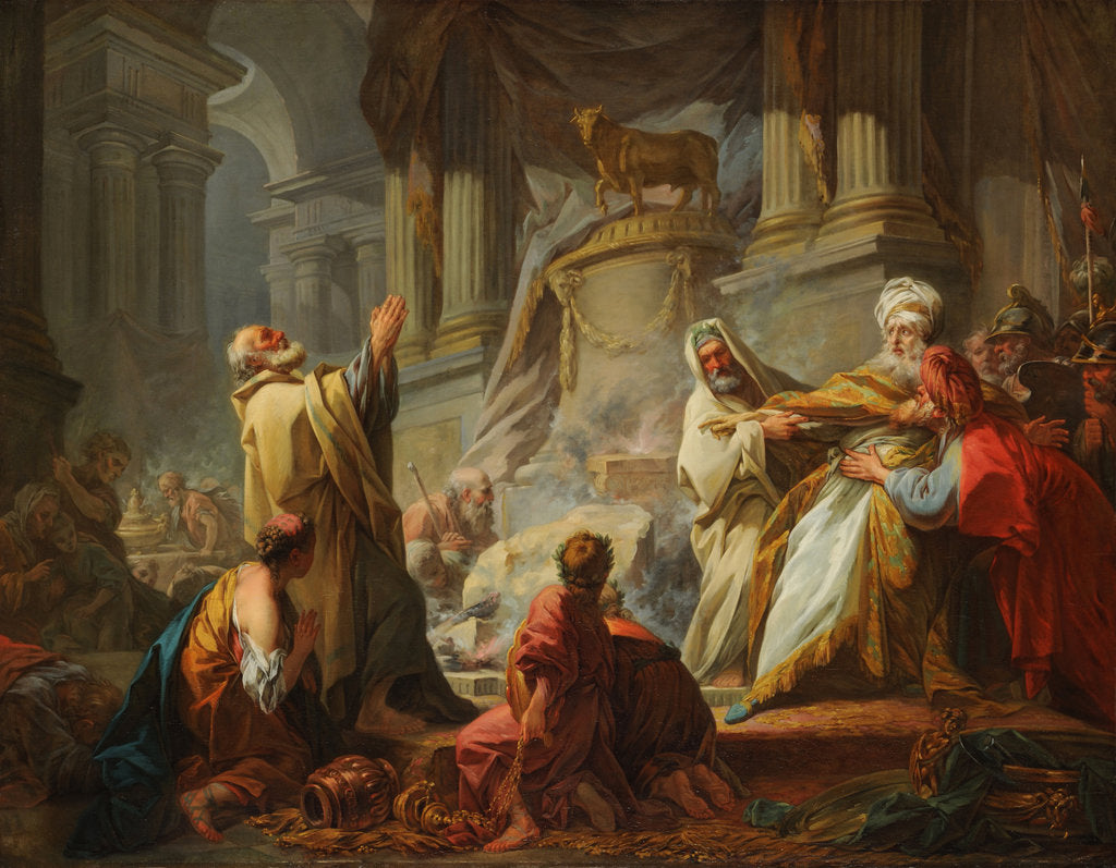 Detail of Jeroboam Sacrificing to Idols by Anonymous