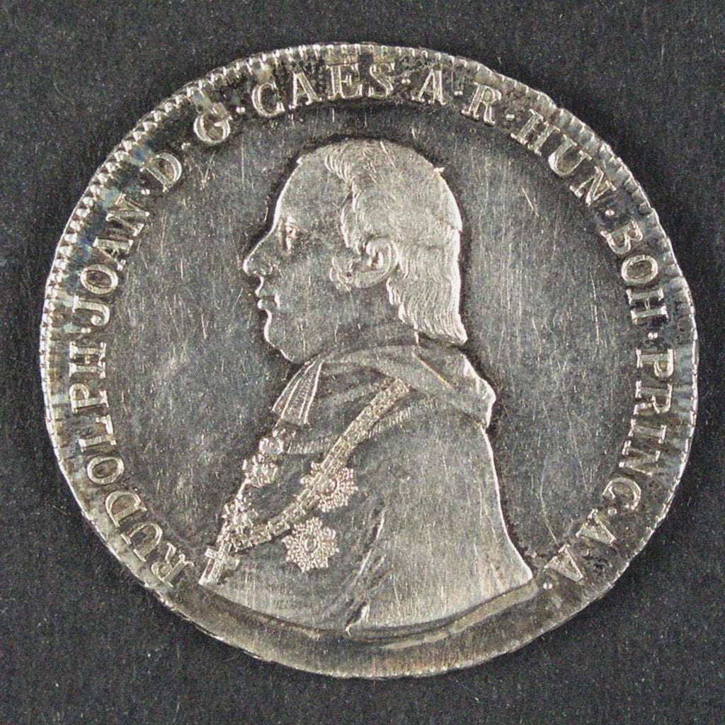 Detail of The Slovak thaler of the enthronement of Archduke Rudolph as Archbishop by Anonymous