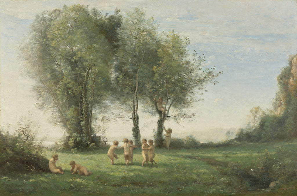 Detail of Round Dance Of Putti. Sunrise by Anonymous