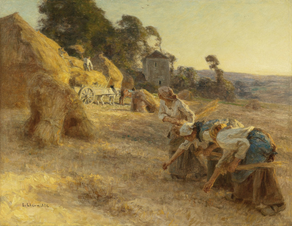 Detail of The Gleaners by Anonymous