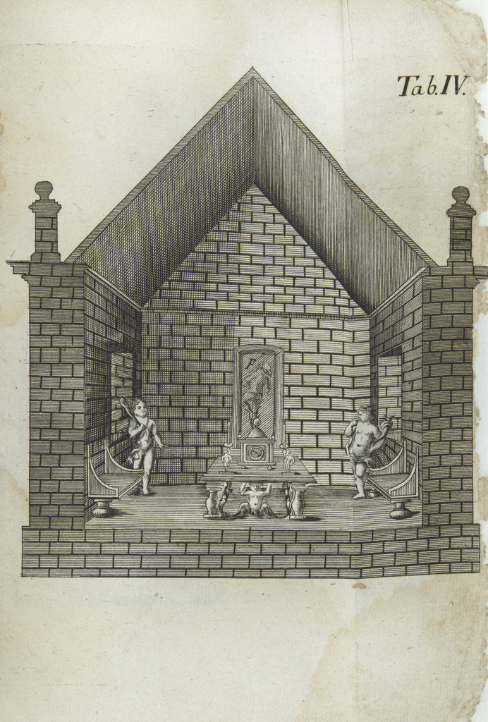 Detail of Ice castle built for Empress Anna Ioannovna during the Month of January of the Year 1740 by Anonymous