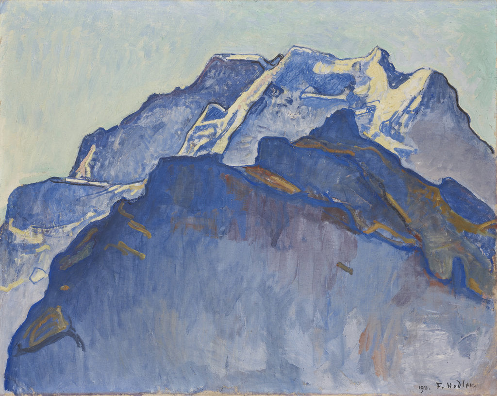 Detail of The Jungfrau, as Seen from Muerren by Anonymous