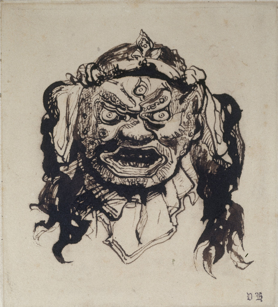 Detail of Nightmare head by Anonymous