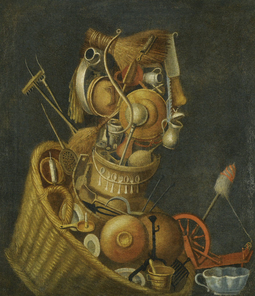 Detail of Anthropomorphic Still Life by Anonymous