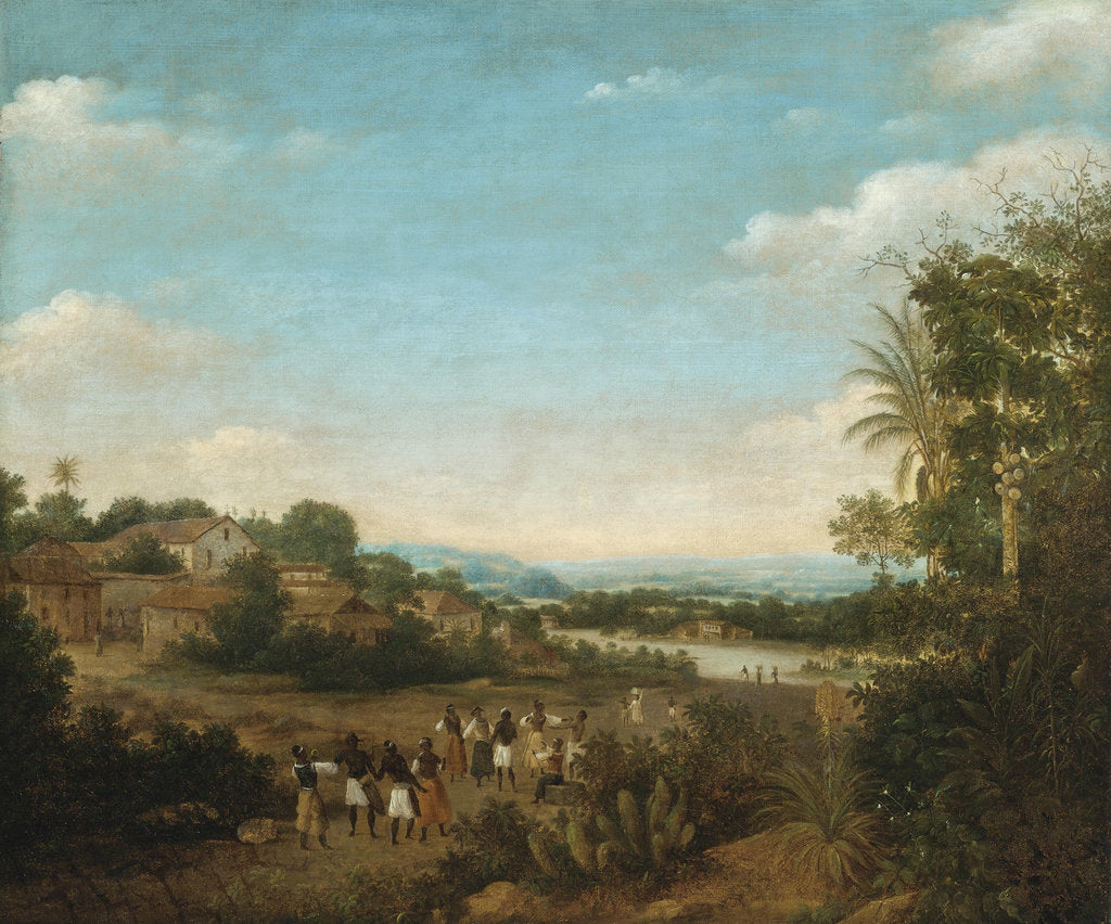 Detail of Riverside Village by Anonymous