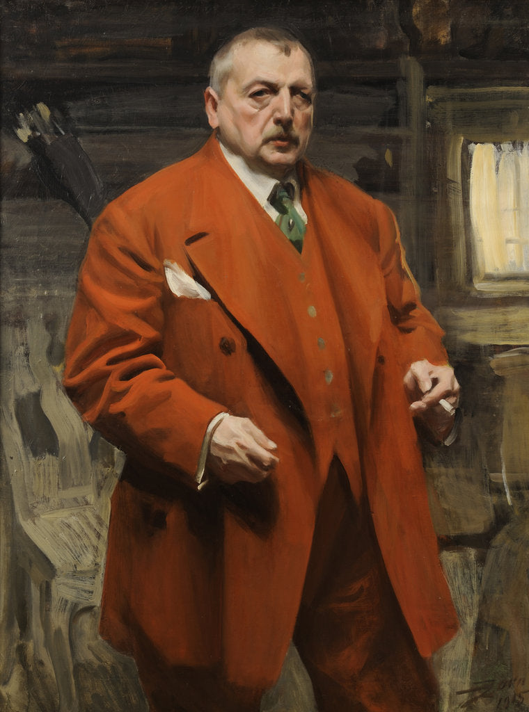 Detail of Self-portrait in Red by Anonymous