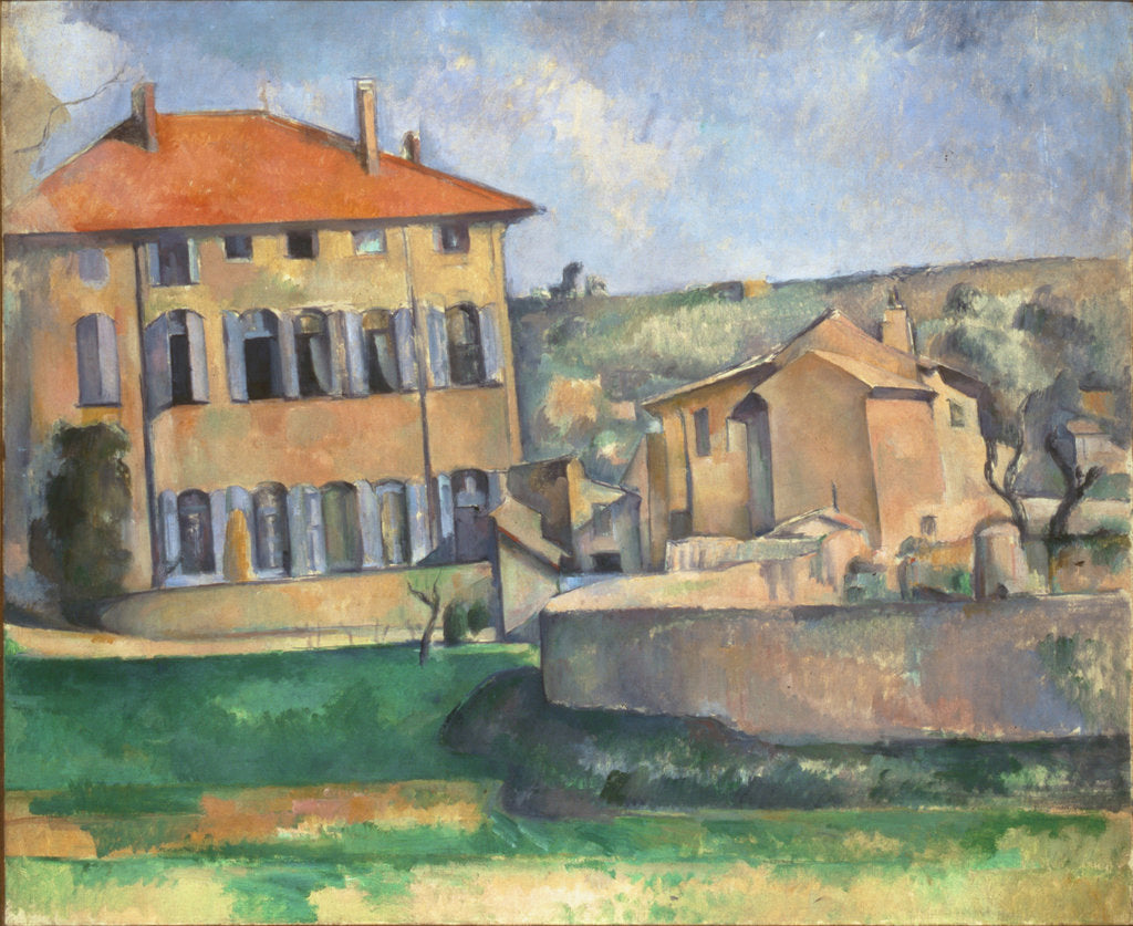 Detail of House and Farm at Jas de Bouffan by Anonymous