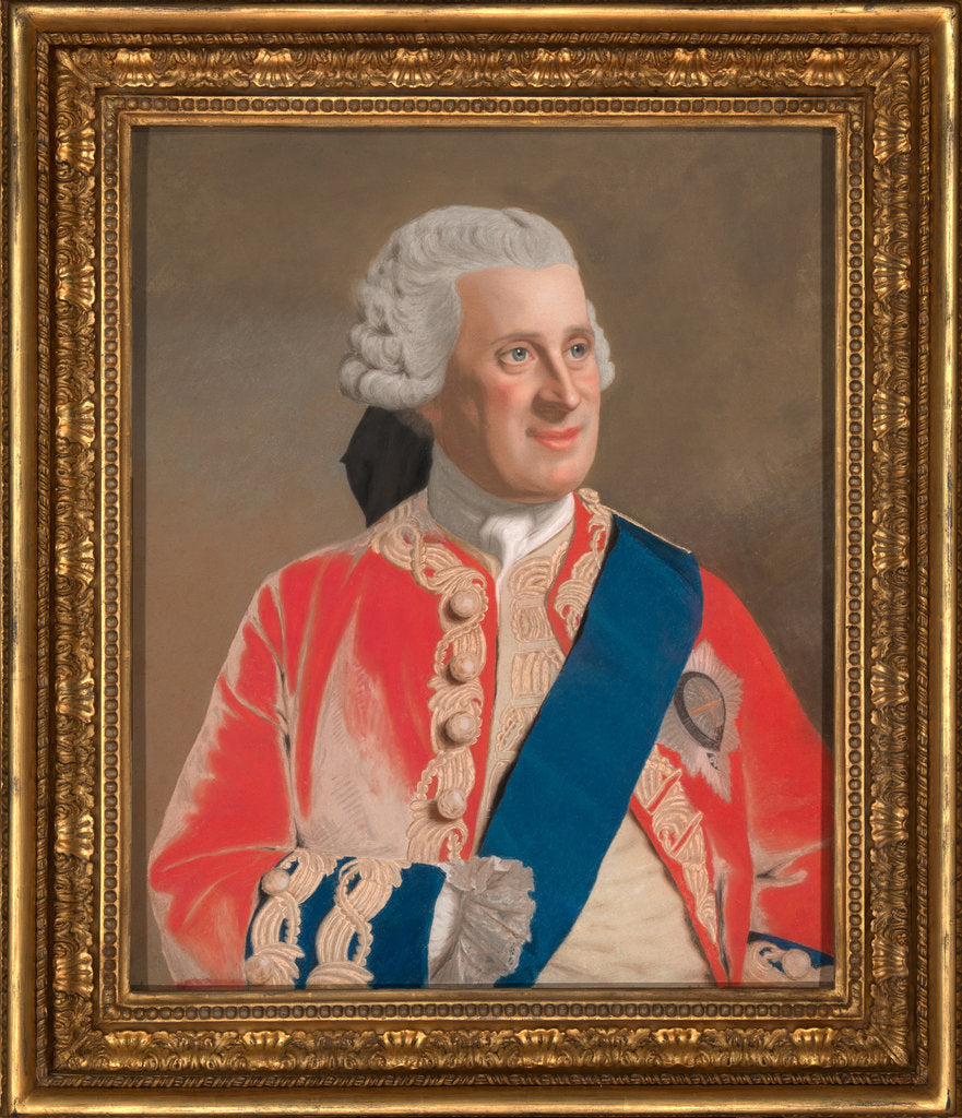 Detail of Portrait of George Keppel, 3rd Earl of Albemarle by Anonymous