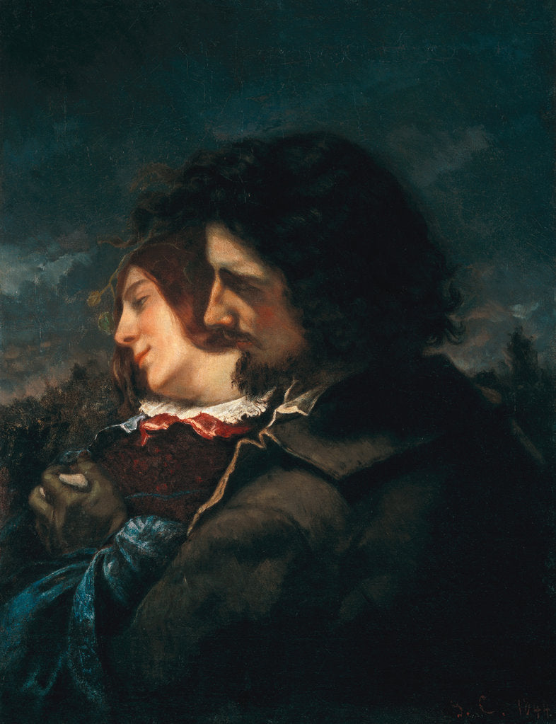 Detail of Lovers in the Countryside (Les Amants dans la campagne) by Anonymous