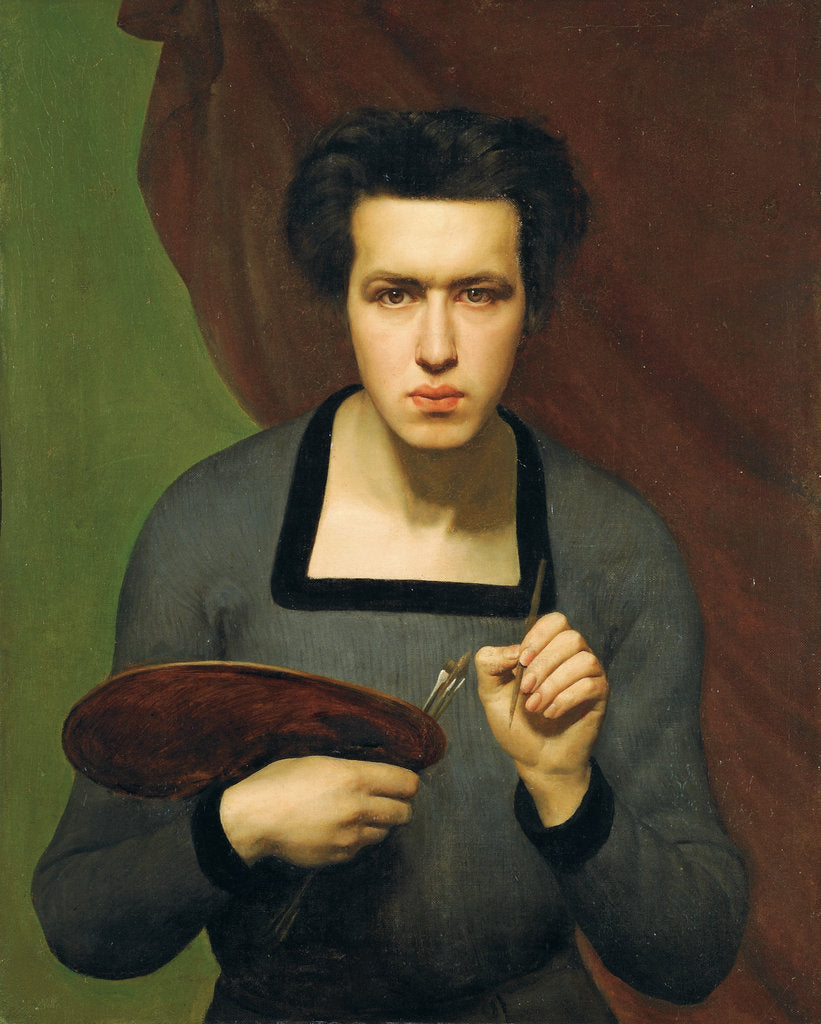 Detail of Self-portrait by Anonymous
