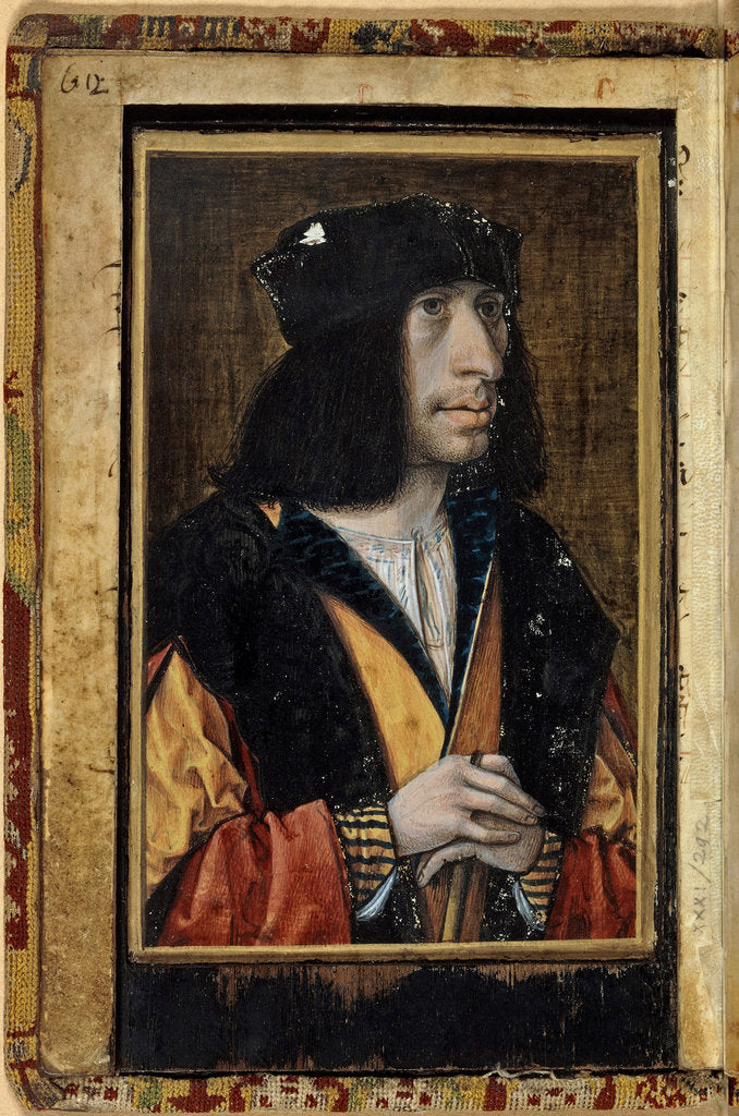 Detail of Portrait of Charles VIII of France by Anonymous