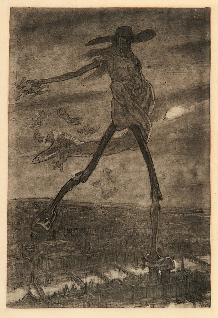 Detail of Satan Sowing Seeds (from Les Sataniques) by Anonymous
