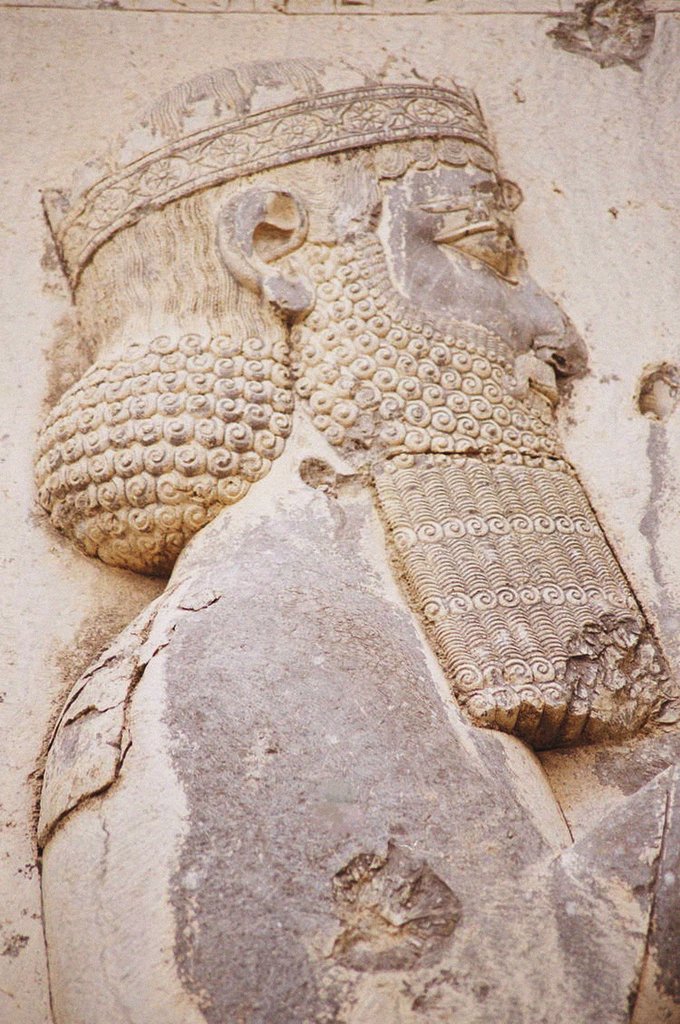 Detail of Bas-relief of King Darius I (Detail) by Anonymous