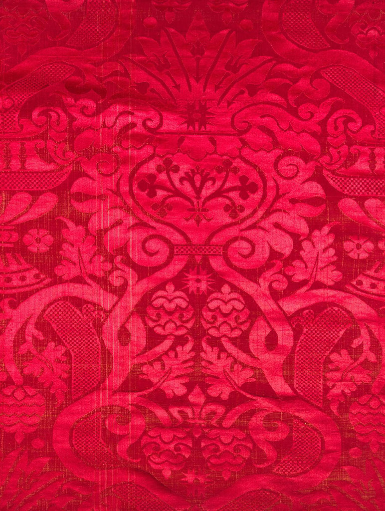 Detail of Silk fabric by Anonymous