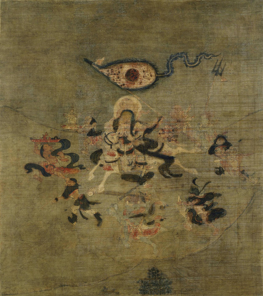 Detail of Vaisravana Bishamonten, the Guardian of the North by Anonymous