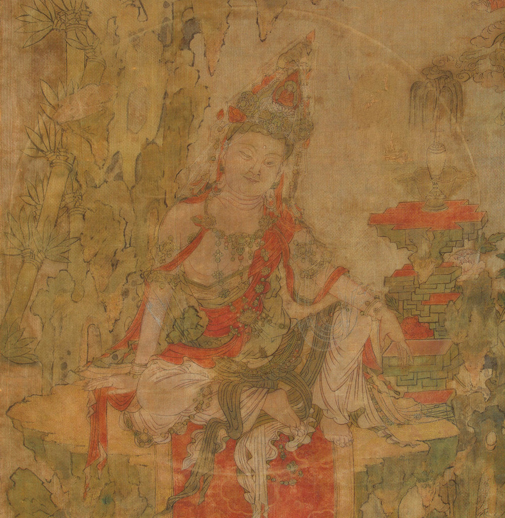 Detail of Water and Moon Kuan-Yin by Anonymous