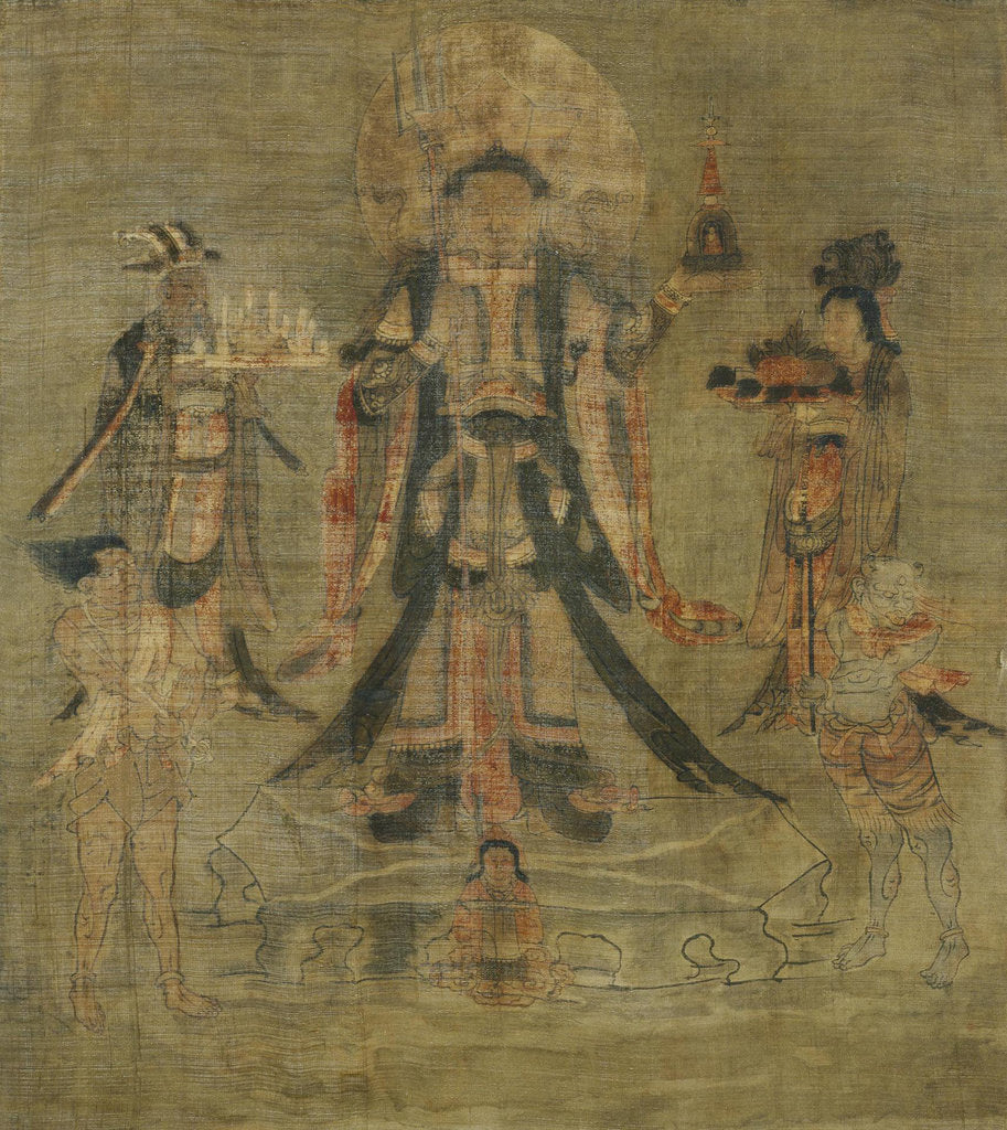 Detail of Vaisravana Bishamonten, the Guardian of the North by Anonymous