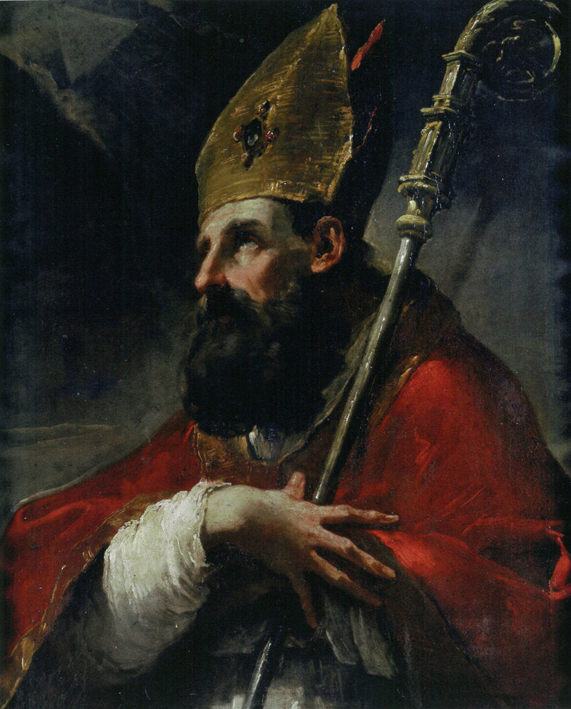 Detail of Augustine of Hippo by Anonymous