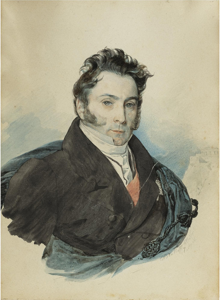 Detail of Portrait of Alexander Ivanovich Ribeaupierre by Anonymous