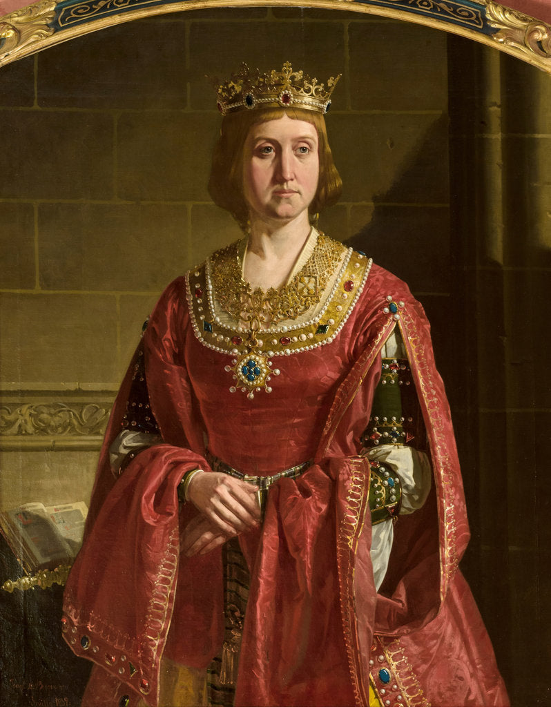 Detail of Portrait of Queen Isabella I of Castile by Anonymous