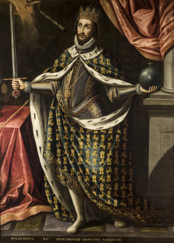 Detail of King Ferdinand el Santo by Anonymous