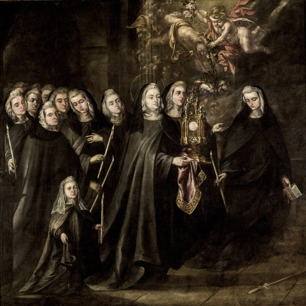 Saint Clare and sisters of her order by Anonymous