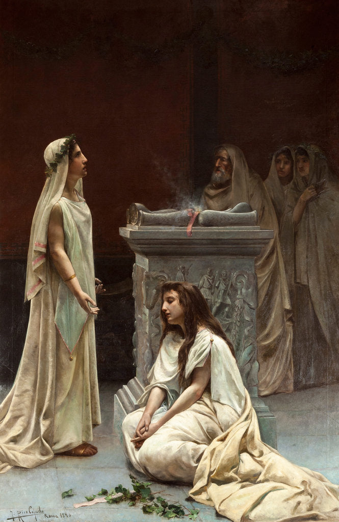 Detail of The Vestals by Anonymous