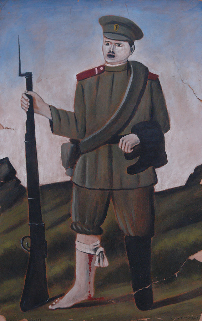 Detail of Wounded Soldier by Anonymous
